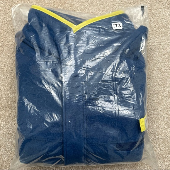 Columbia PFG Shirt Medium Blue Half Snap Fleece Pullover Fishing Outdoor Men - Picture 15 of 15